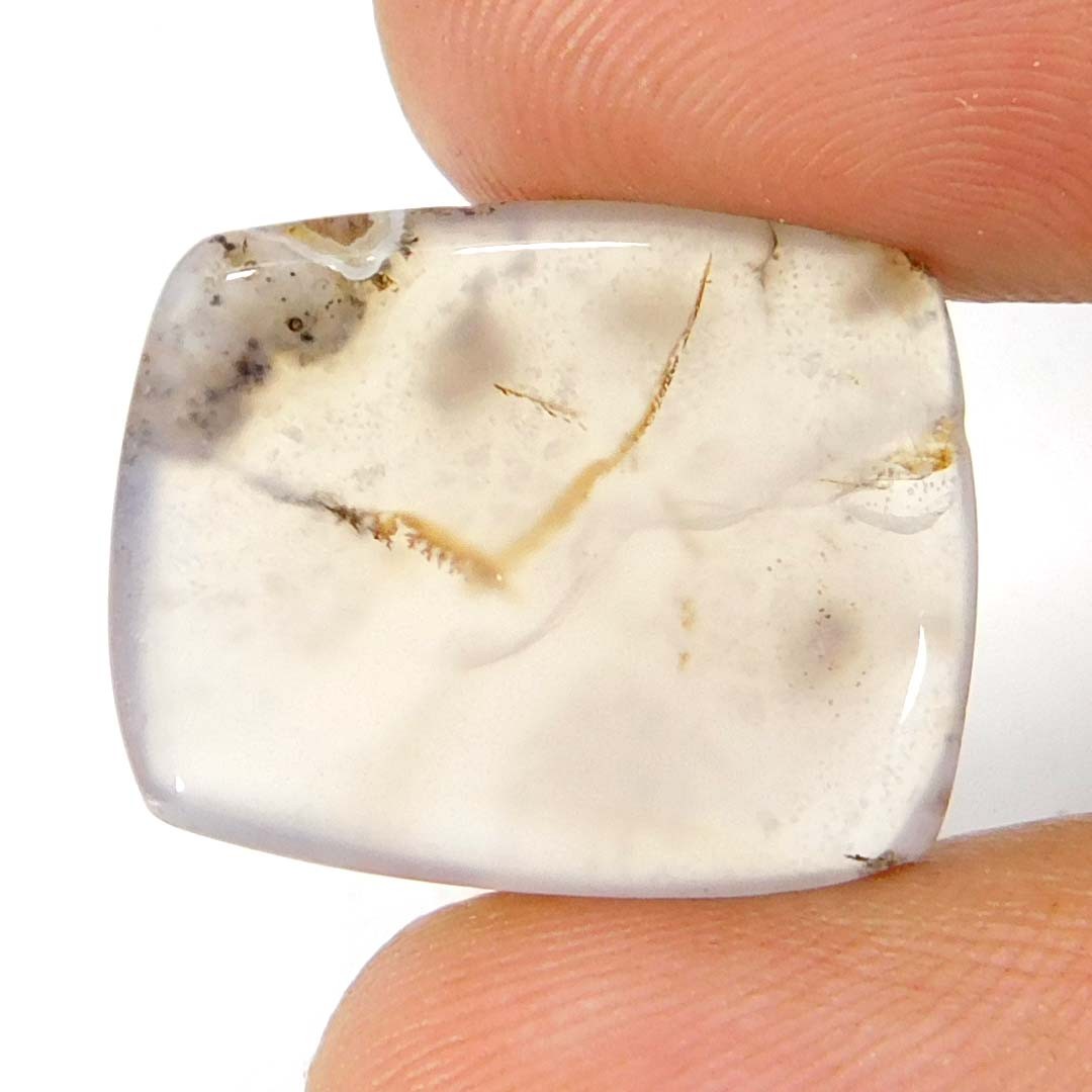 13.90Cts Pseudomorph Turkish Stick Agate Natural Cushion Cabochon Loose Gemstone