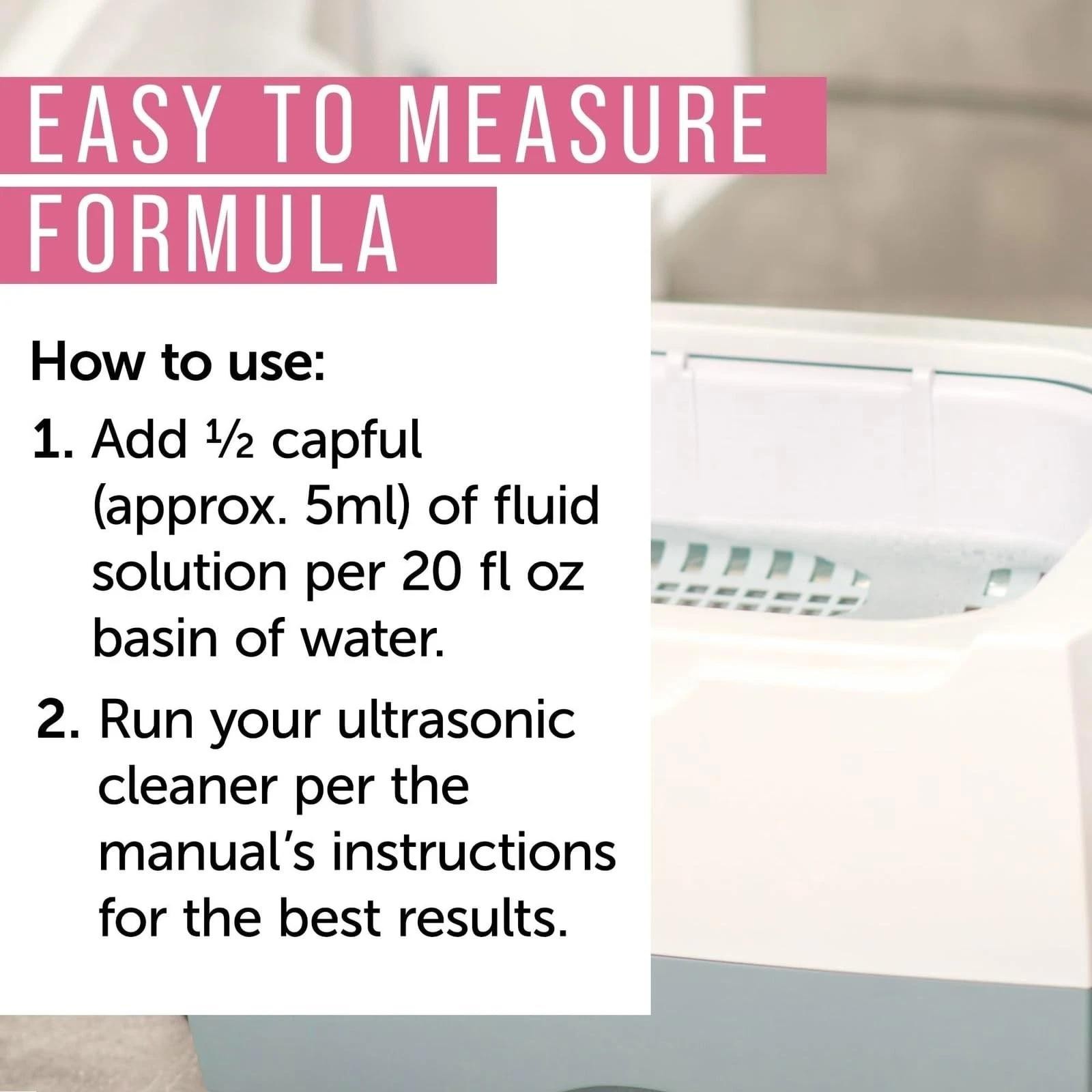 Ultrasonic Jewelry Cleaner Solution – Concentrated Formula & Ultrasonic Clean…