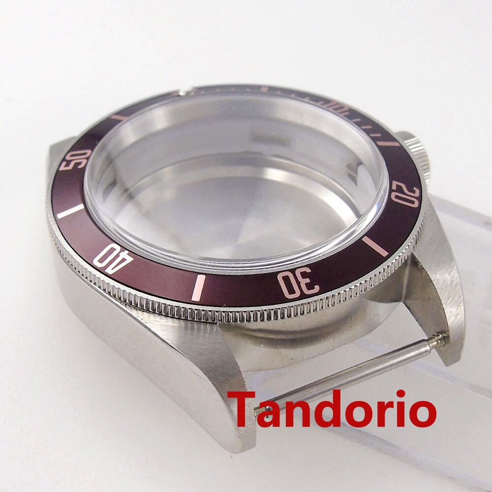 Fit NH35 NH36 ETA 2824 PT5000 ST2130 40mm Sterile Watch Case Sapphire Glass