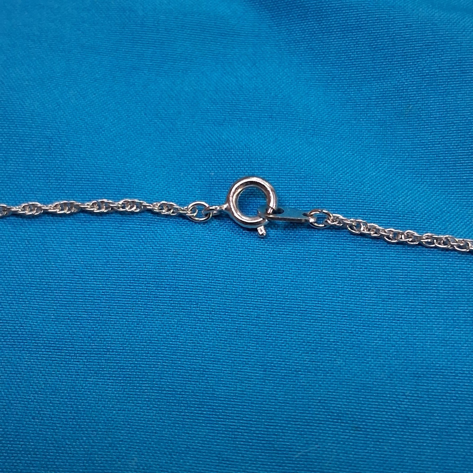 JCF STER Marked Polished Hershey Kiss Designed Pendant Double Chain Necklace