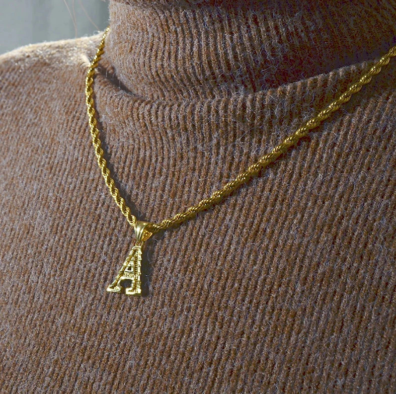Initial Pendant Necklace