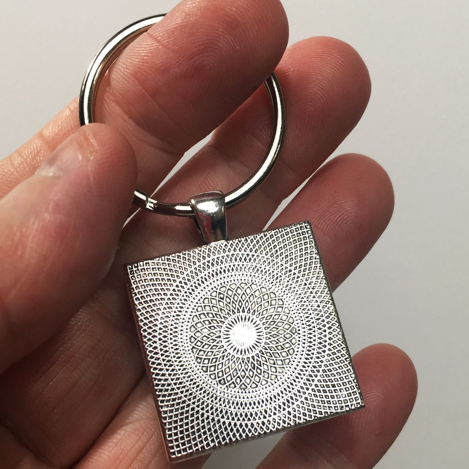 ELO Out Of The Blue Album Cover Image Keychain or Necklace Rock & Roll Jewelry
