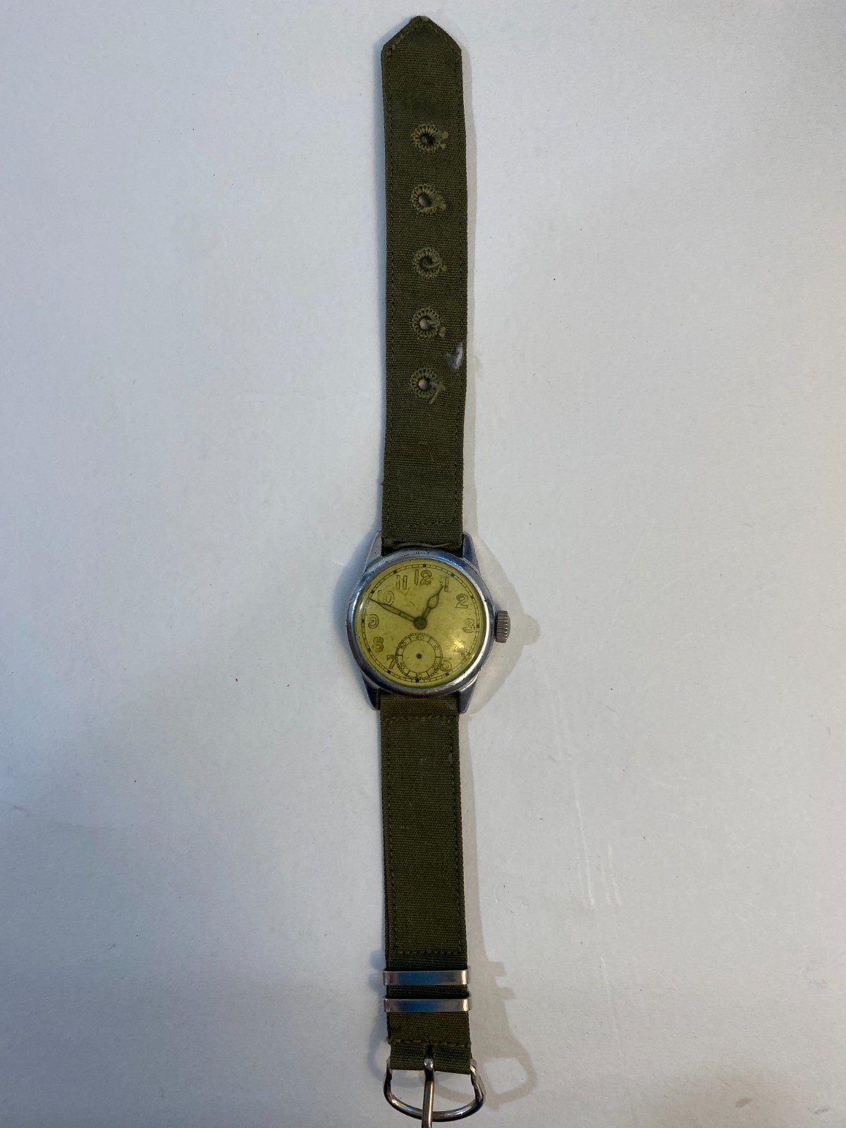 WWII ORD DEPT US Army Watch Hamilton 987A 17J OD-30613 Parts | Vintage Authentic