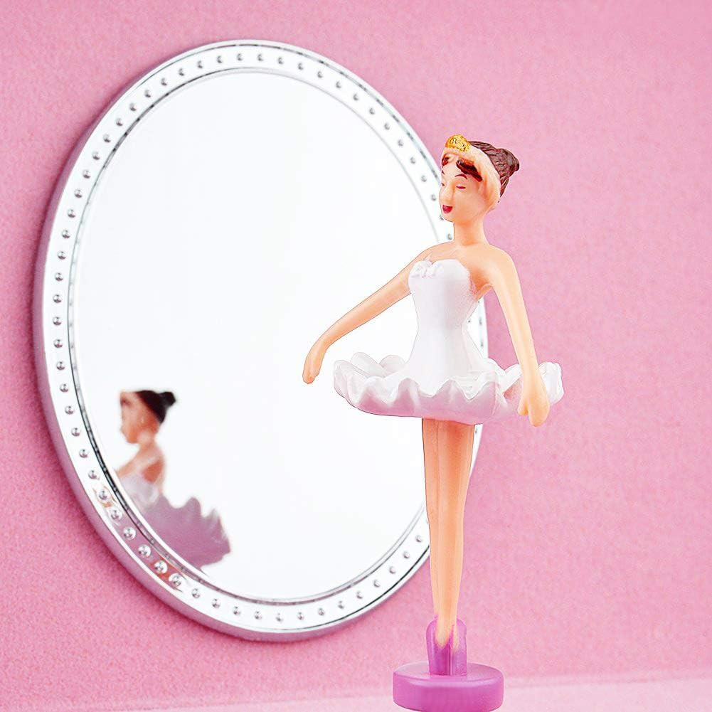 Kids Musical Jewelry Box for Girls with Drawer and Jewelry Set with Ballerina Th