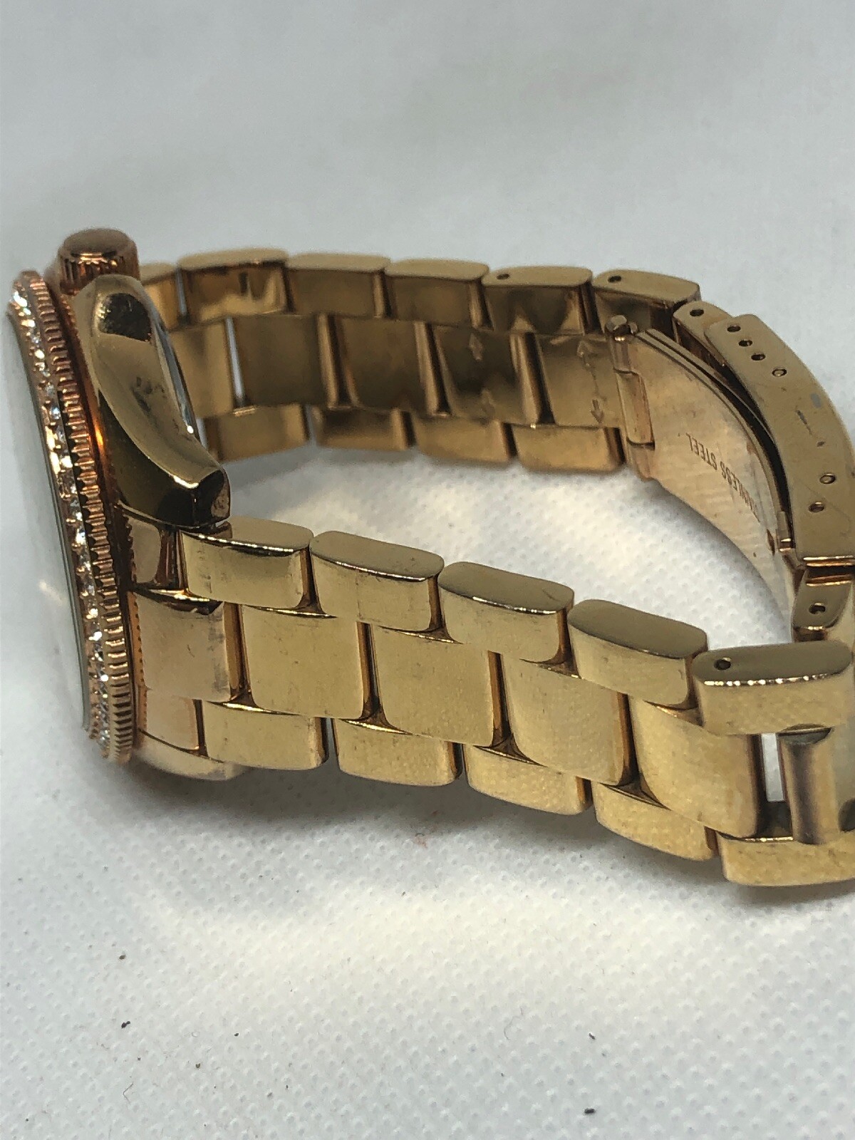 Fossil AM4483 Women’s Stainless Steel Analog Rose Gold Dial Genuine Watch HG55