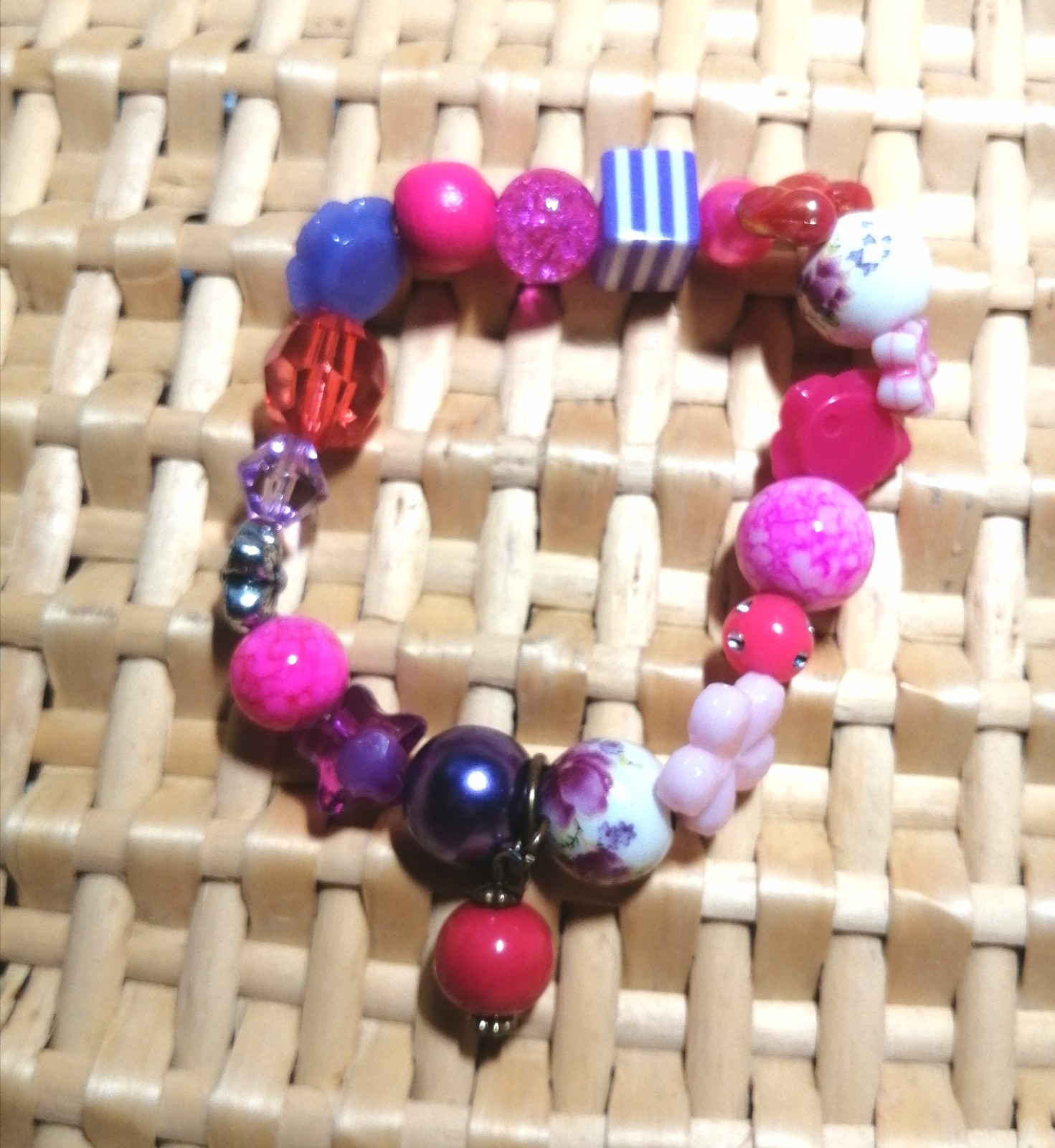 Boho Hippie Mixed Bead One Of A Kind Bracelet Design 12