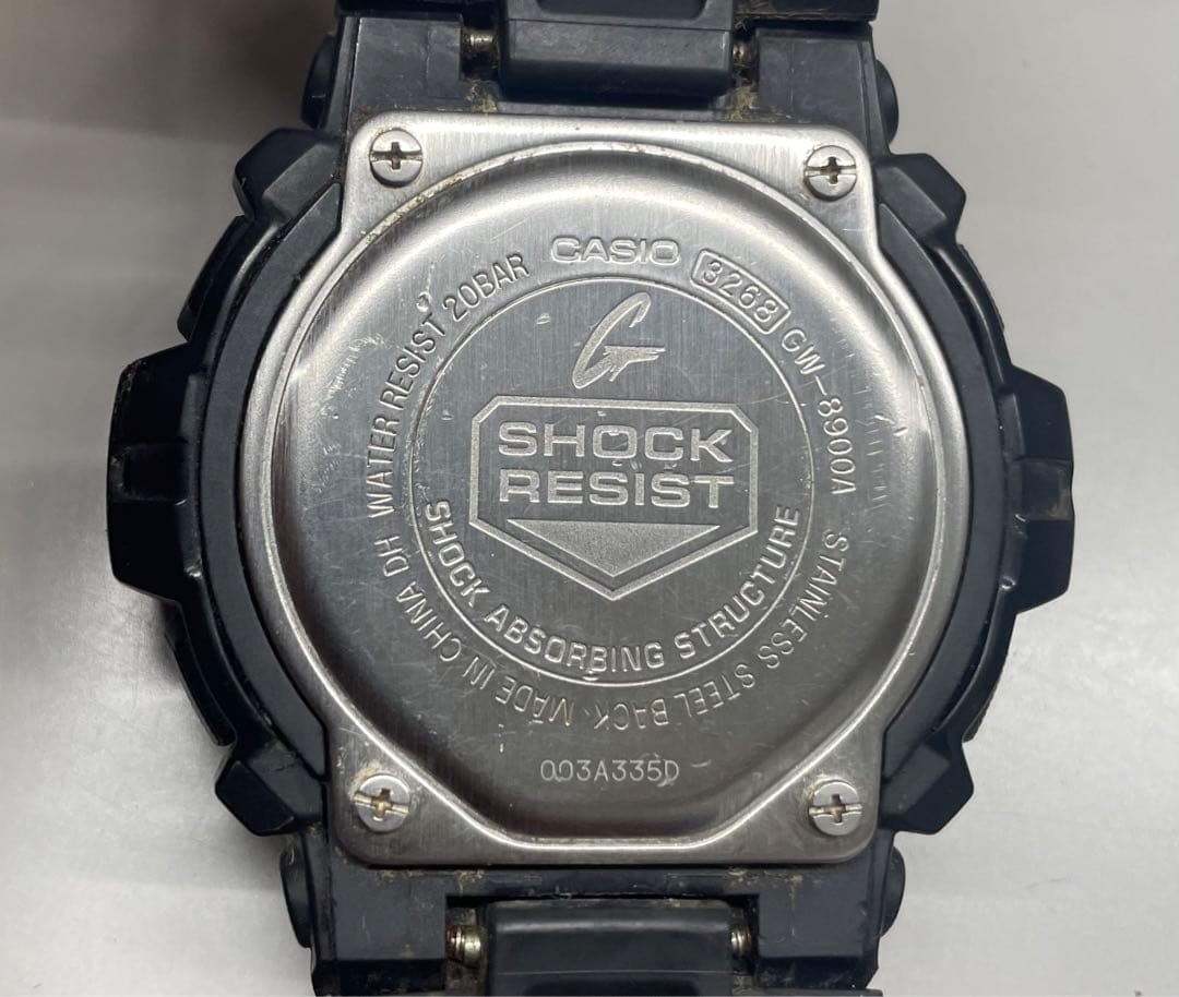 CASIO G-SHOCK GW-8900A-1JF Tough Solar Multi Band 6 Digital Watch Japan Used