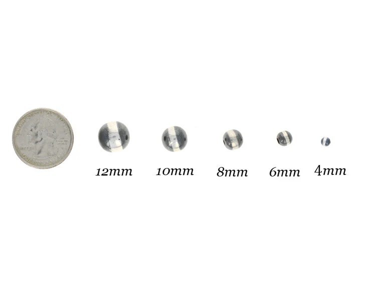 3mm Navajo Style Round Pearl Beads, Genuine .925 Sterling Silver, 100 pieces