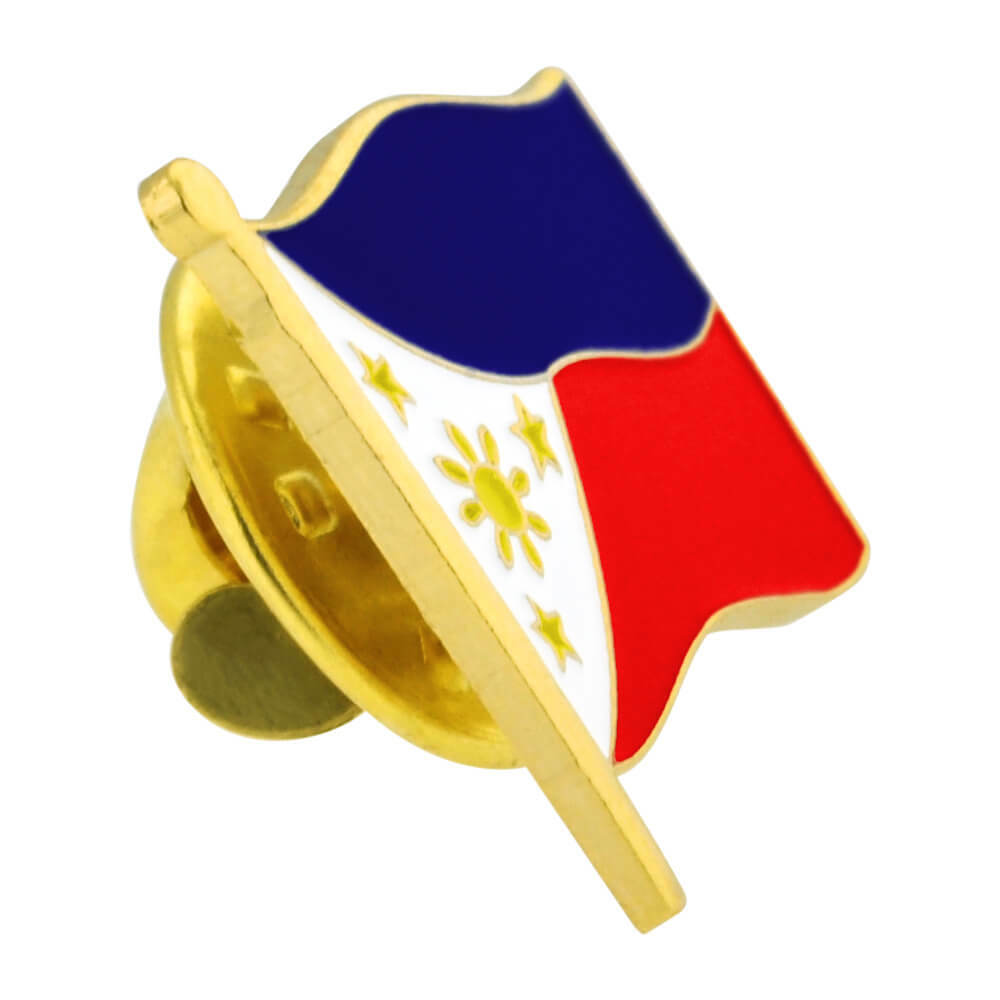 PinMart’s Philippines World Flag Enamel Lapel Pin 3/4”