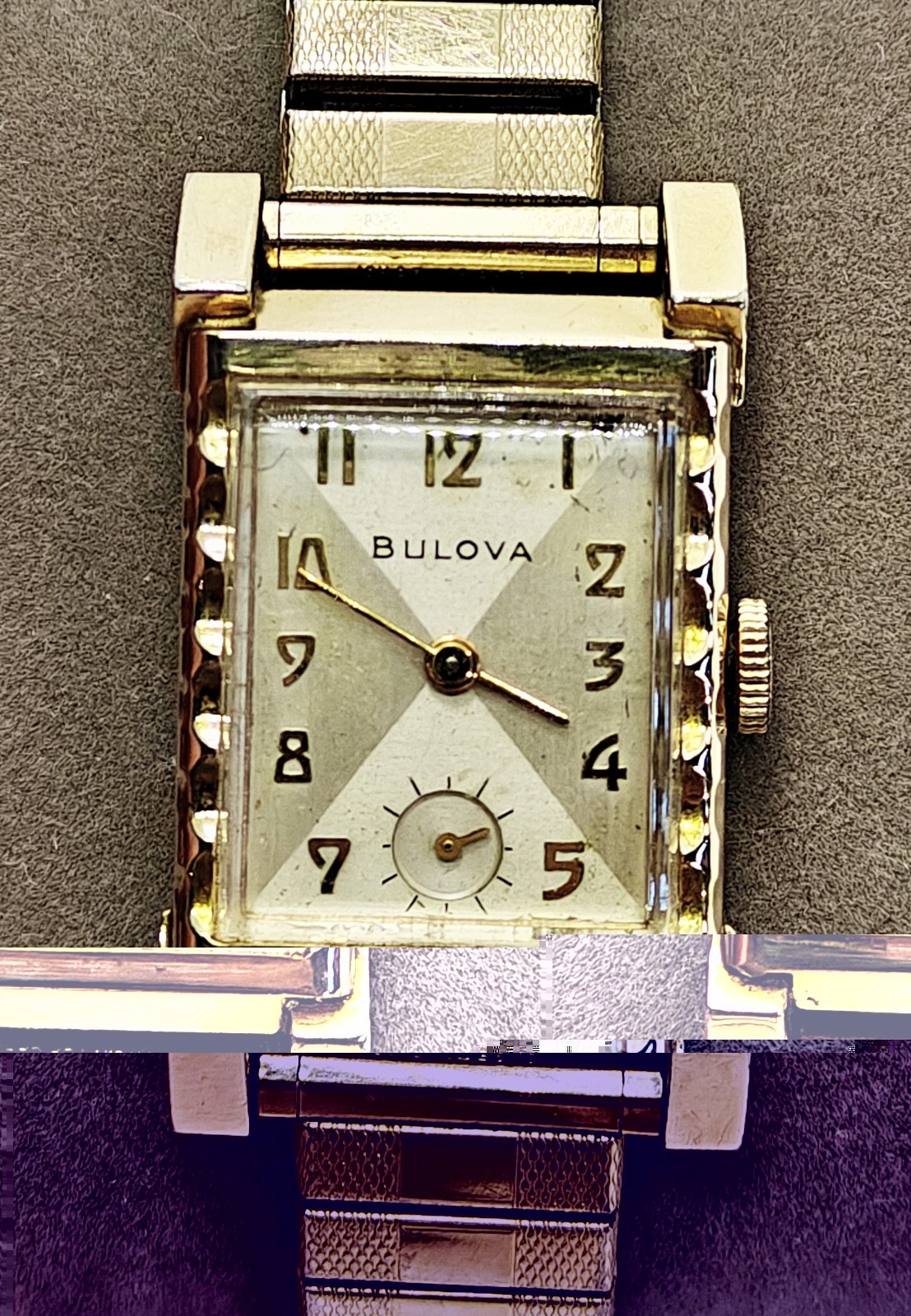 Vintage 1951 Bulova Academy Award “ZZ” Men’s Watch 21J 7AA Expansion Band