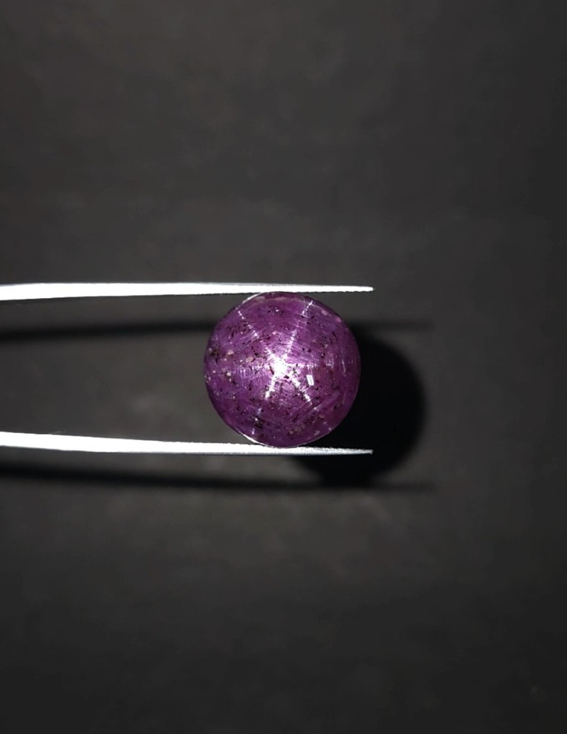 Natural 25.50 ct Star Ruby Red Oval untreated loose gemstone Cabochon