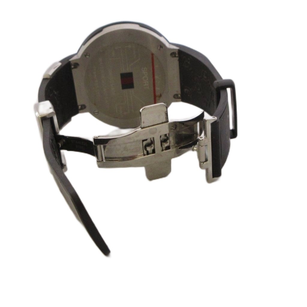 【Watch】GUCCI 114.1 Eye Digital Watch Stainless Steel Rubber Silver