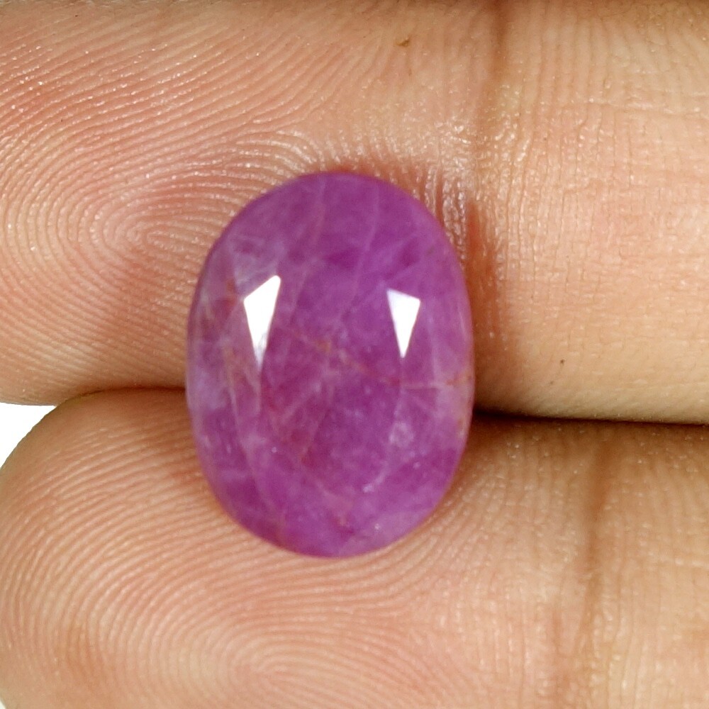 Alluring Radiant Cut Red Ruby A+ Quality Loose Gemstone 11.00 Cts Burmese Ruby