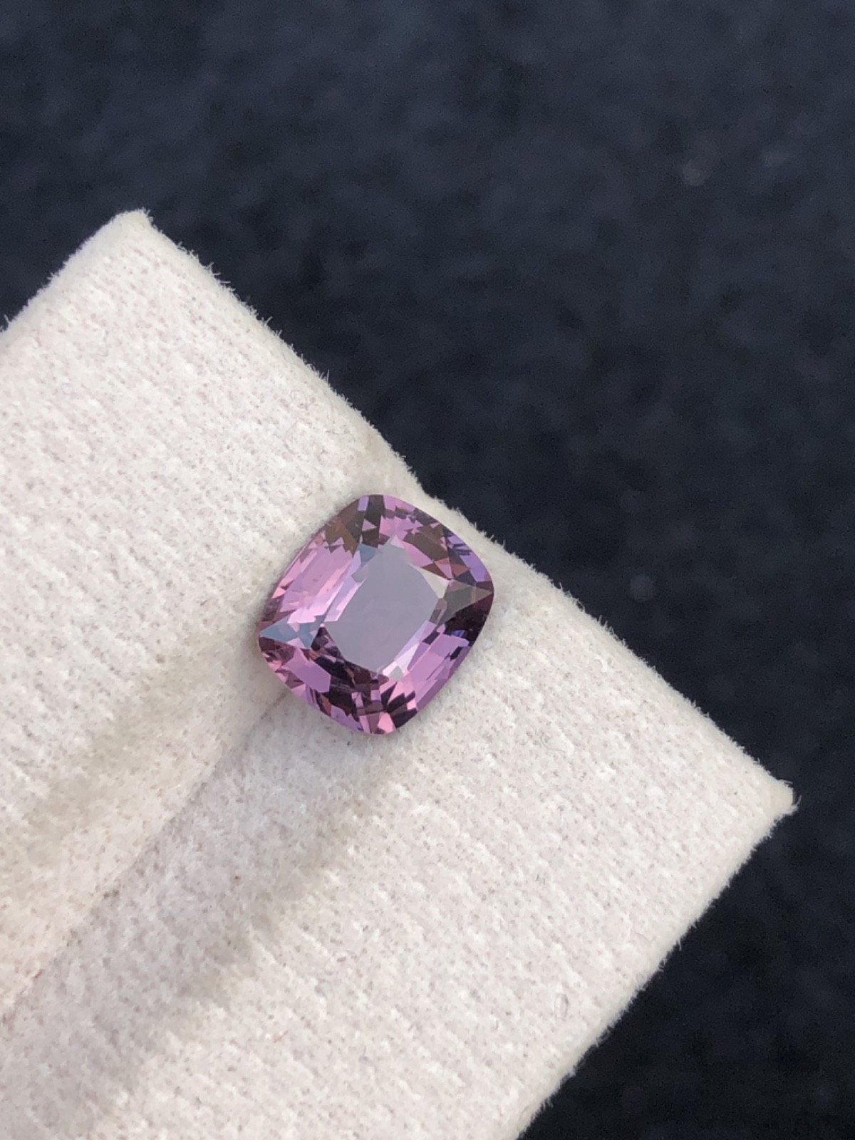 Natural Burmese Spinel 2.13 Ct Cushion Cut Purplish Pink Untreated Loose Gem