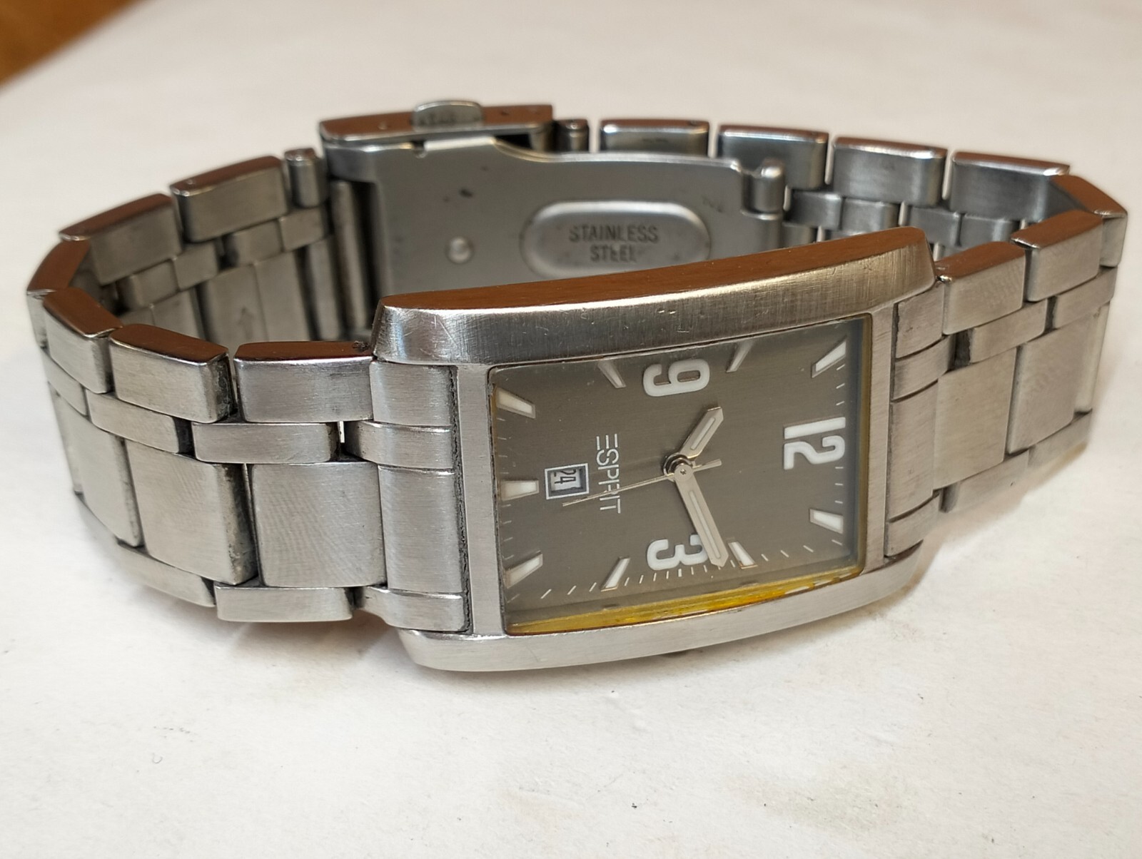 ESPRIT QUARTZ GRAY DIAL 4140 MEN’S FULLY WORKING CONDITION ALL ORIGINAL VINTAGE