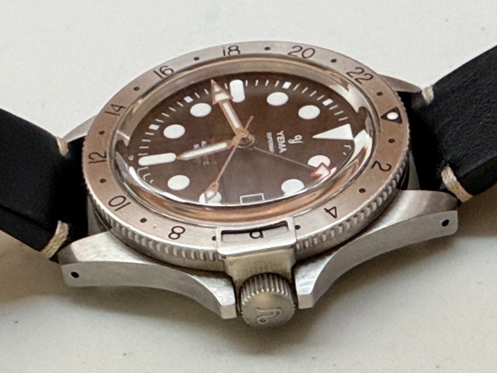 Yema Superman GMT 41mm with Maxi Dial
