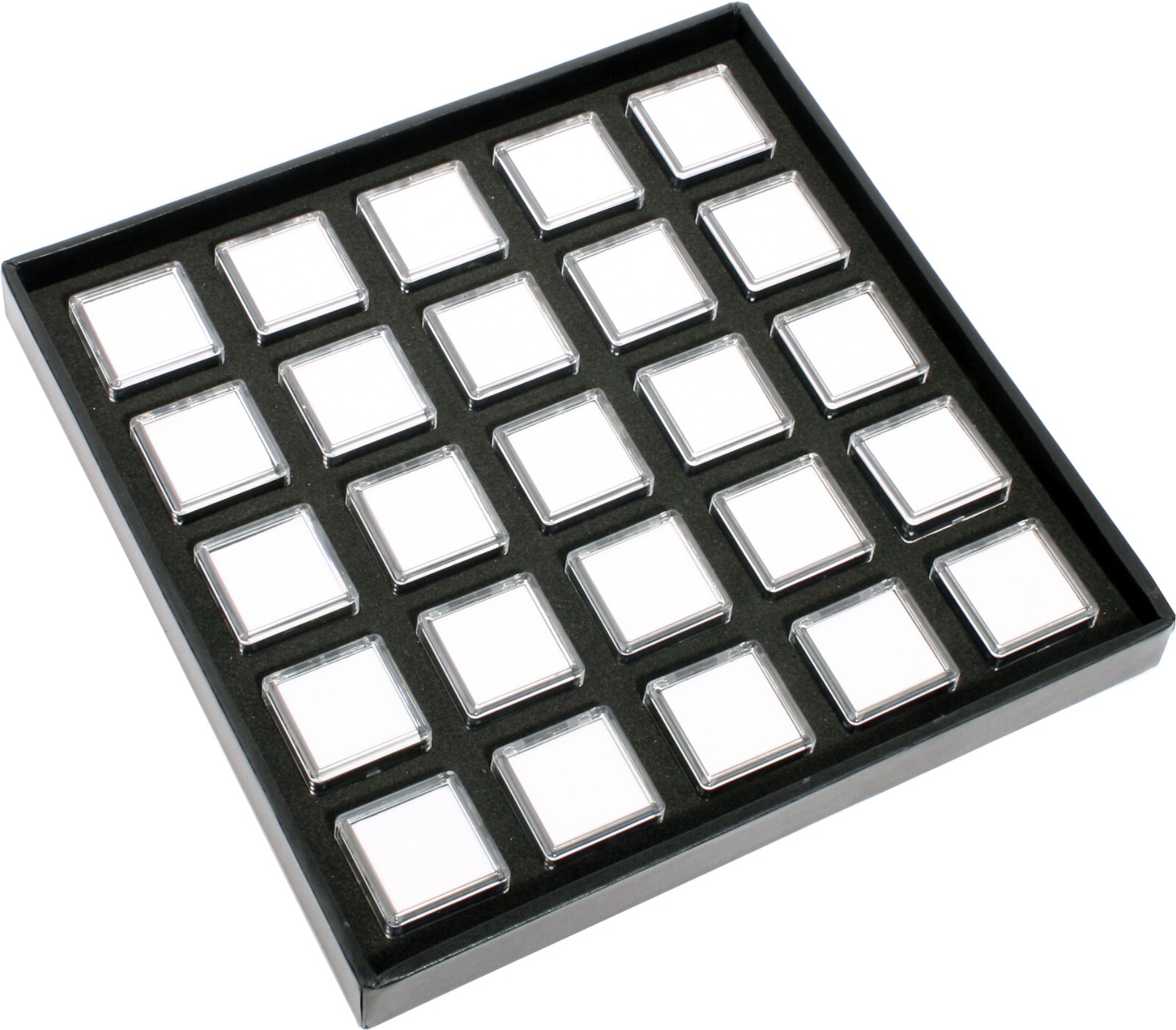 GemTrue Gem Display Box Set Small Diamond Storage Case Clear Box DK21654-C