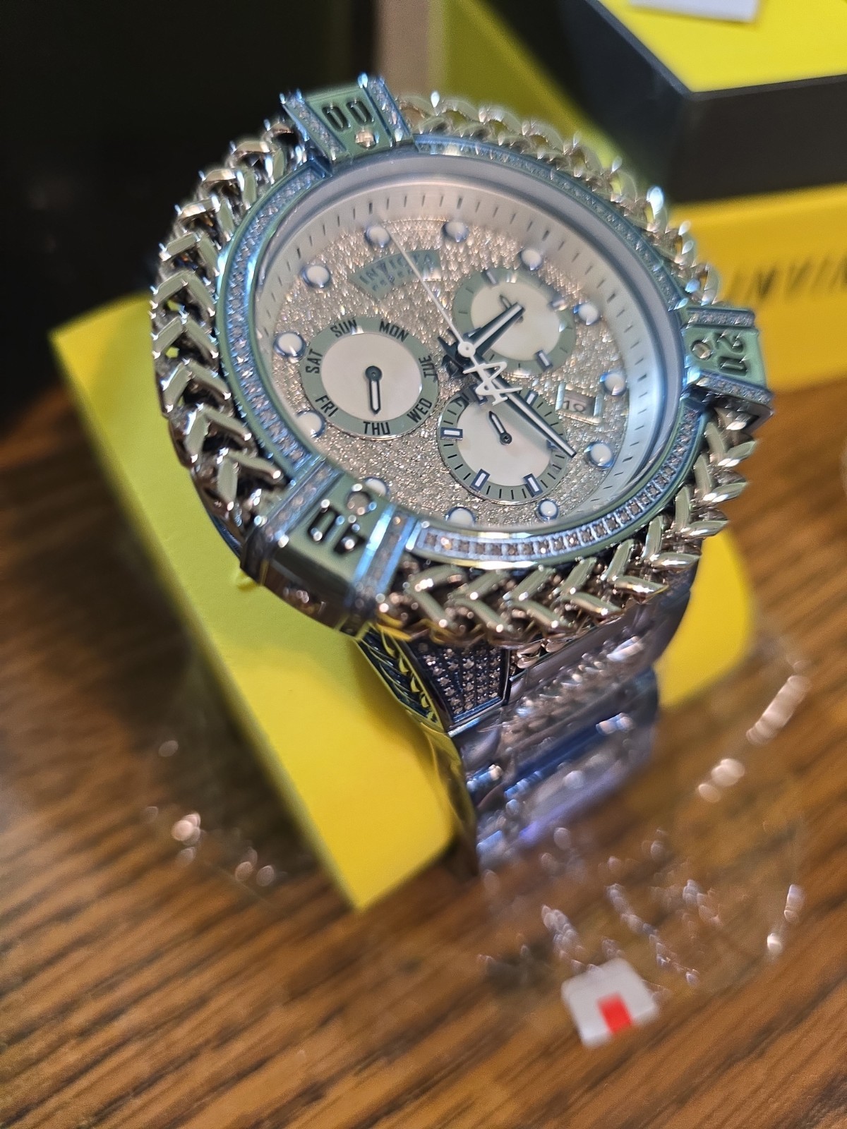 New Invicta Reserve Bolt Hercules 34282 Lim Ed Ice Blue Ronda Z60 539 Gen Diamon