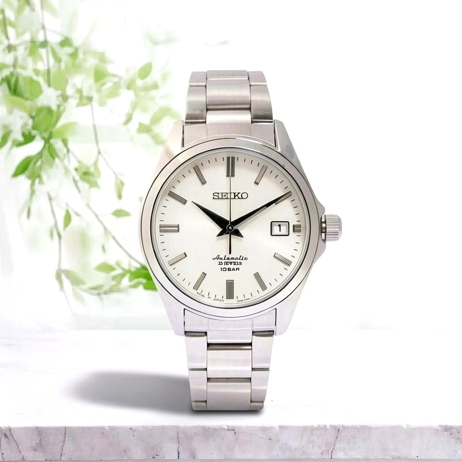 SEIKO Selection SZSB011 Automatic 23 Jewels Dress Watch Cream Dial Steel 39.9mm