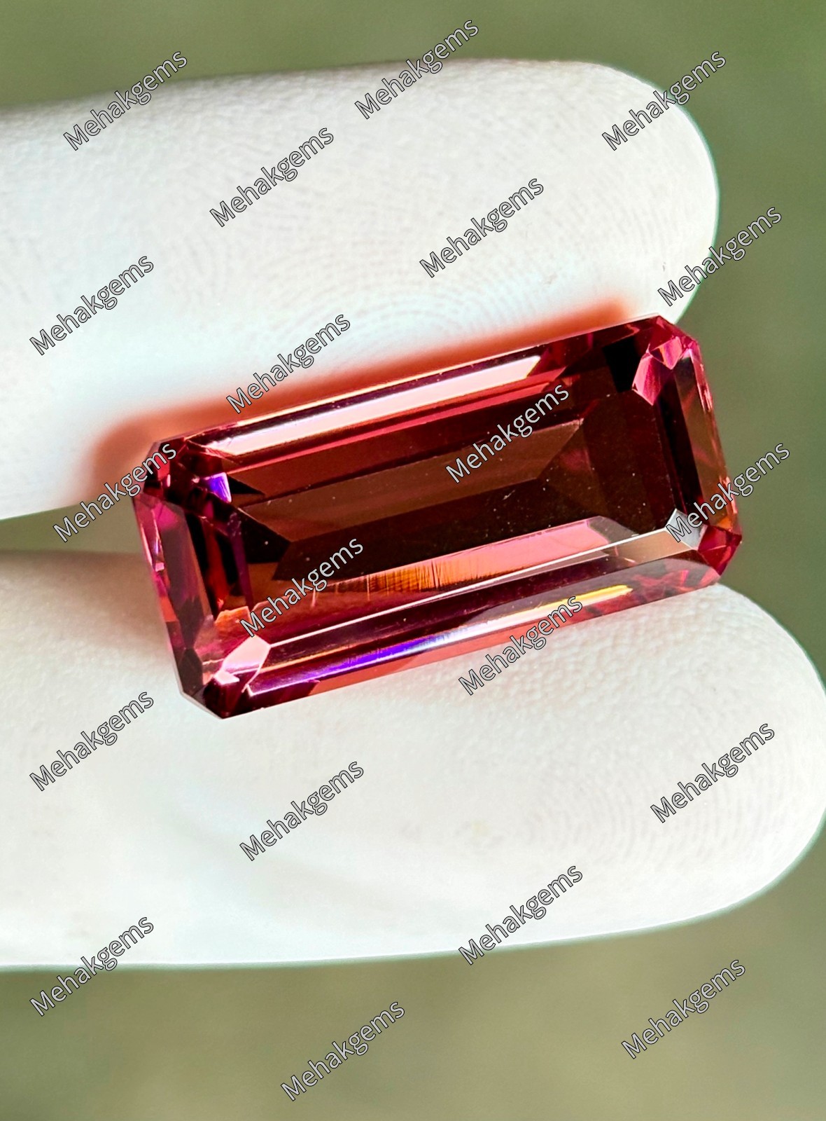 35 Carat Zultanite Gemstone, Rectangle Color Change Diaspore Pendant Stone