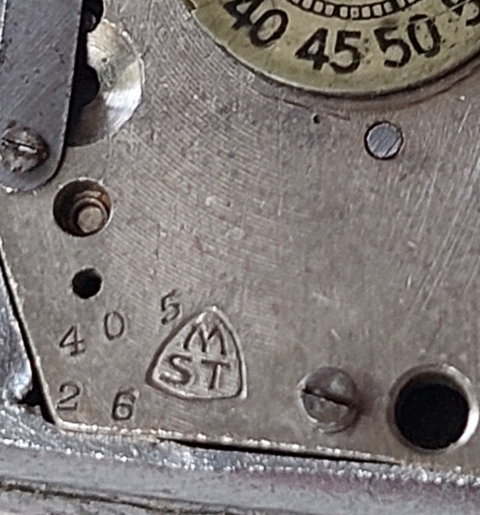 Jump hour vintage art deco tank watch 30s
