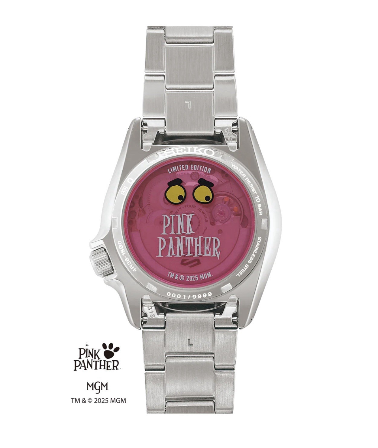 Seiko 5 Sports Pink Panther Limited Edition Automatic Pink Dial Day/Date 100m