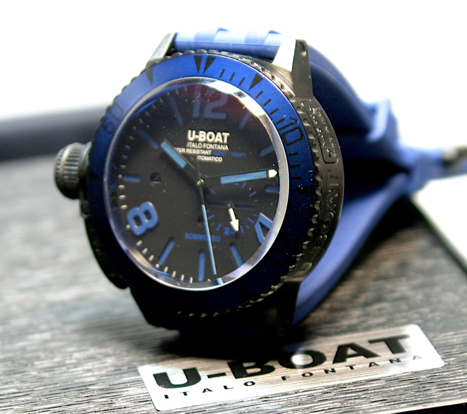 U-Boat Sommerso Blue DLC Aluminum Automatic Ref.: 9669 unworn
