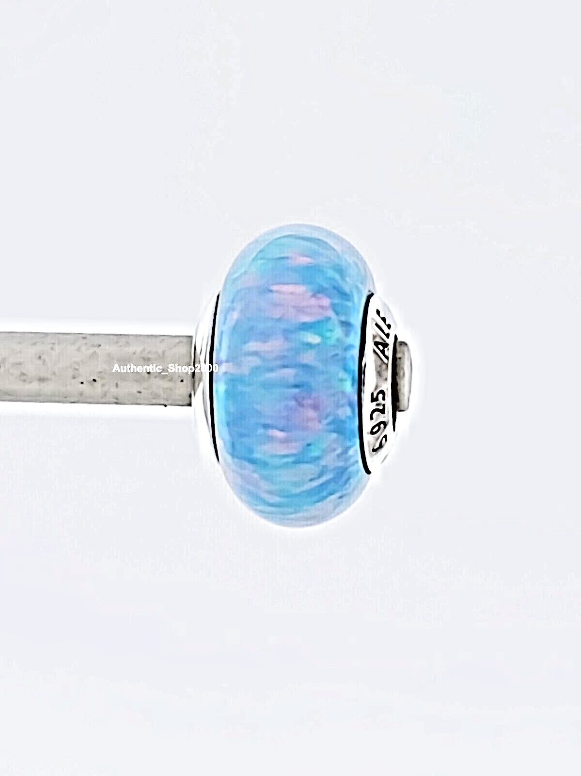 New 100% Authentic PANDORA silver 925 Opalescent Ocean Blue Charm 791691C01