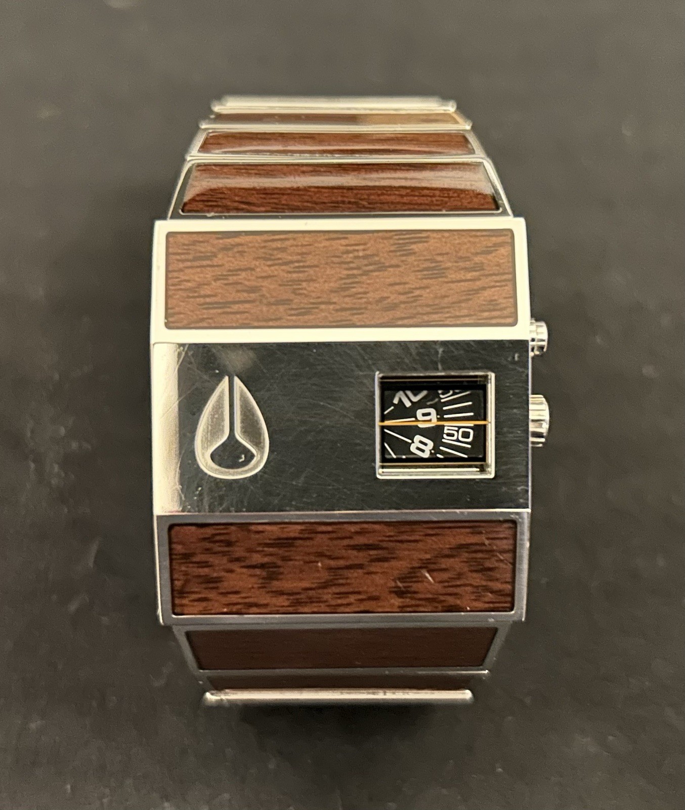 Nixon Rotolog Walnut Watch