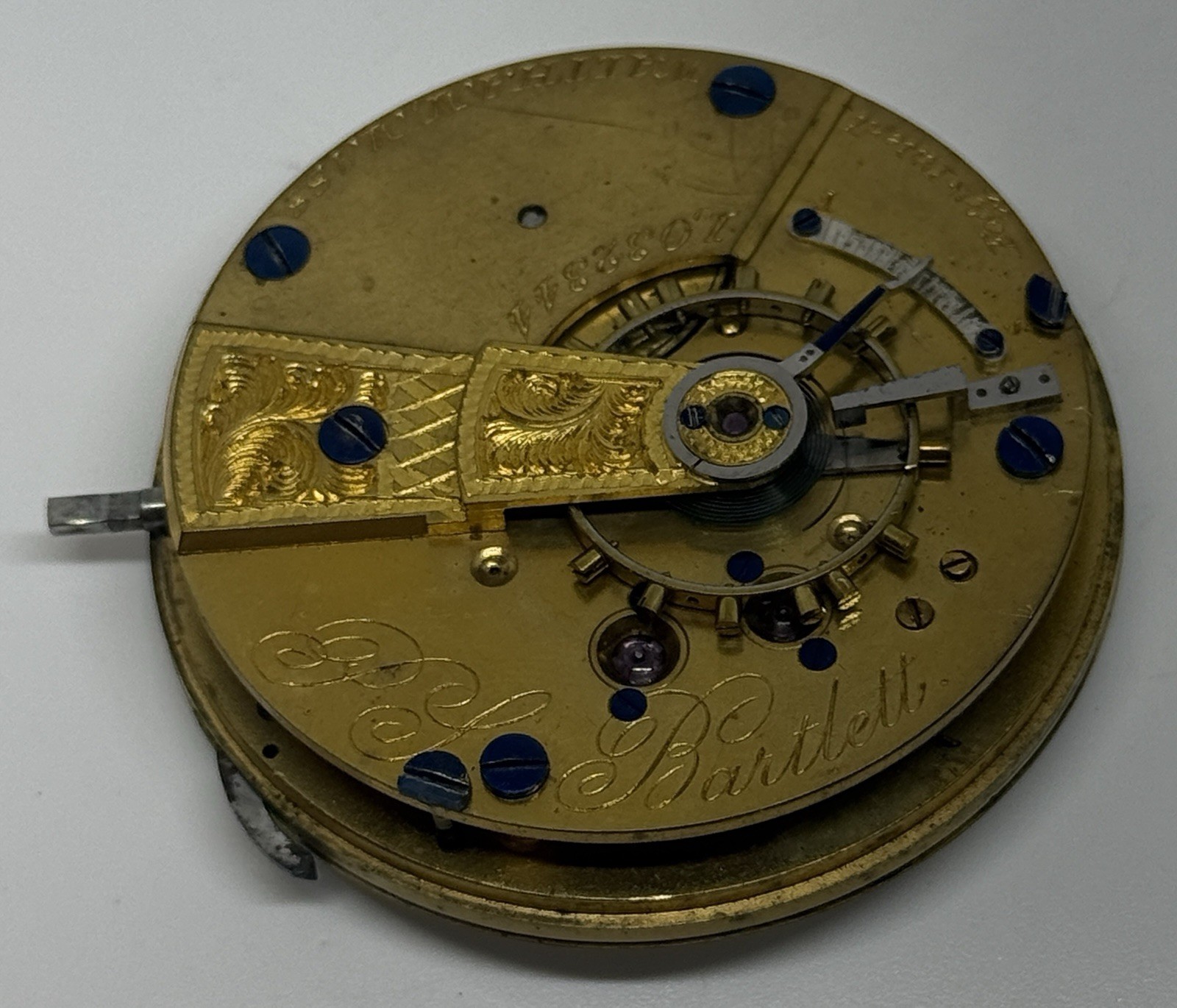 Waltham Pocket Watch Movement /PS Bartlett 18s 1877 11 Jewels / Needs a Service