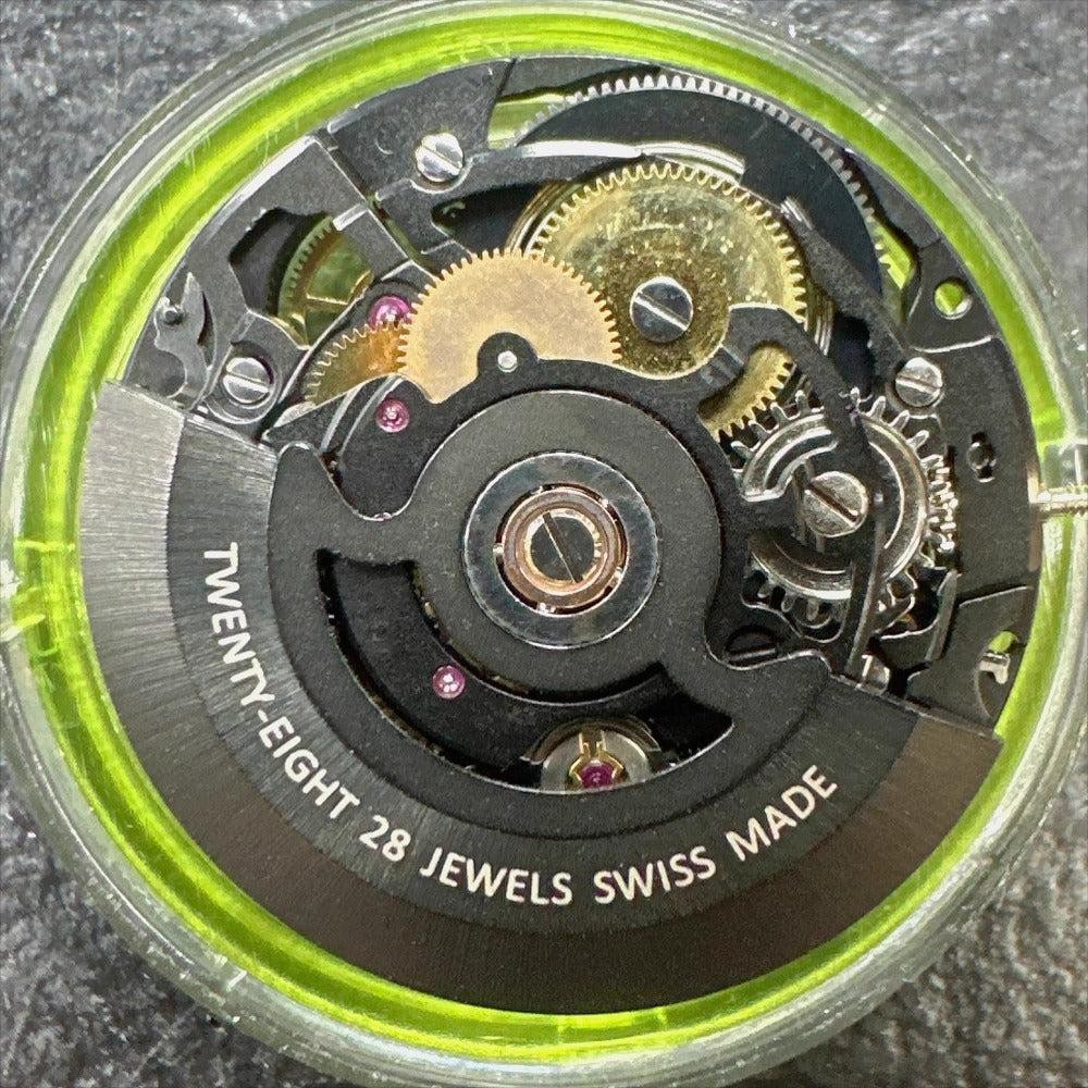China Made Hollow Black 2824 Automatic Mechanical Movement 3 Hands No Calendar