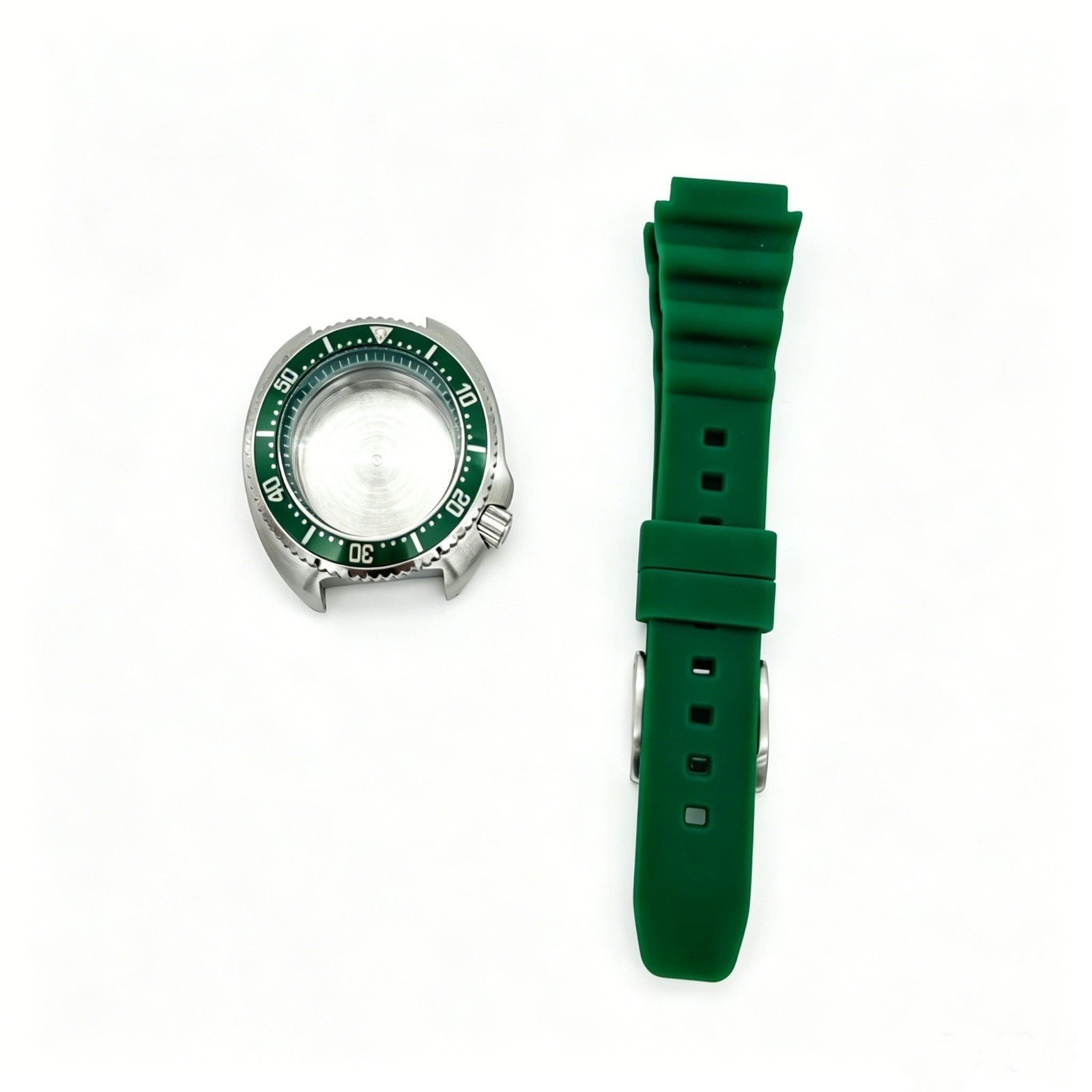 Watch Case for VK63 Movement Mecha-Quartz Chronograph 40mm Stainless Steel
