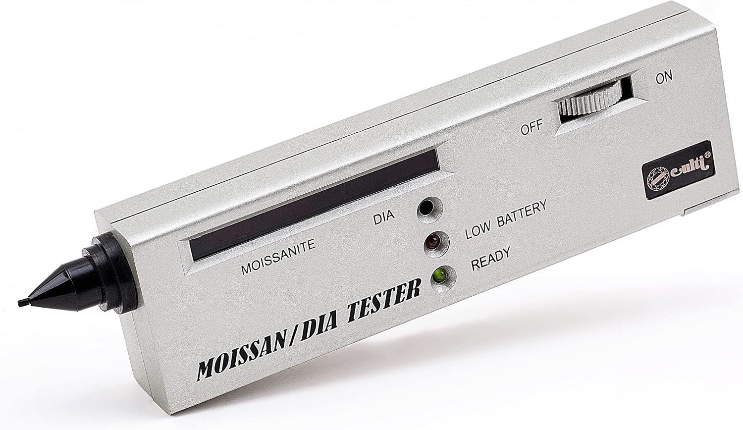 Compact Moissanite Tester for Gemstone Lovers – Low Battery Alarm Included