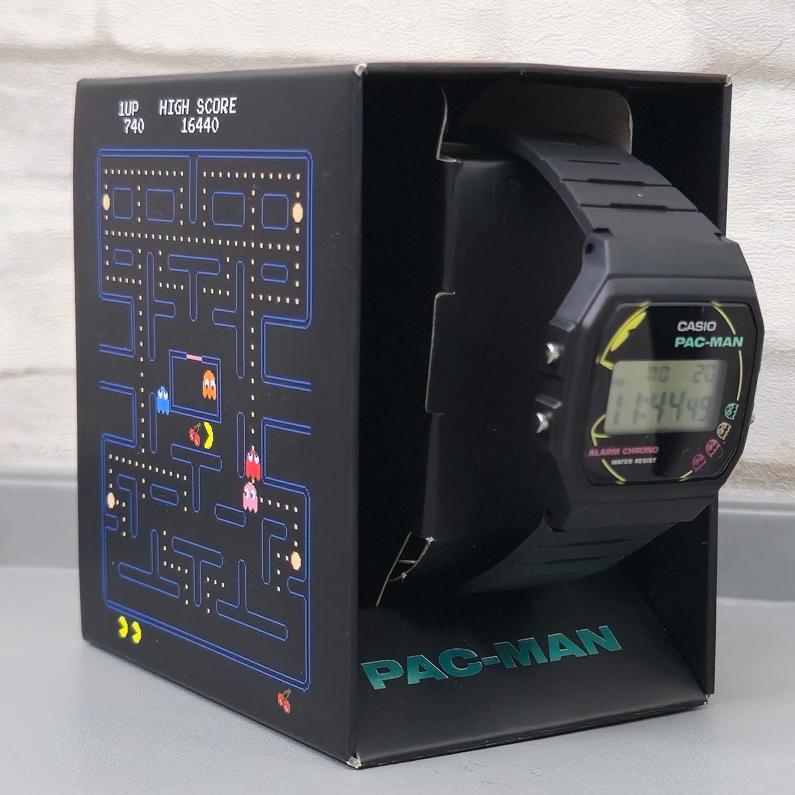 Casio F-91WPC-1A PACMAN Limited Edition Digital Black Dial 35mm New Unisex Watch