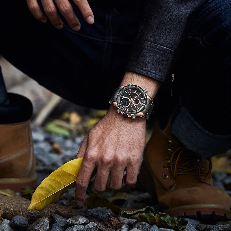 NAVIFORCE Fashion Men Watch Luxury Brand Sport Watch For Men Chronograph Quartz