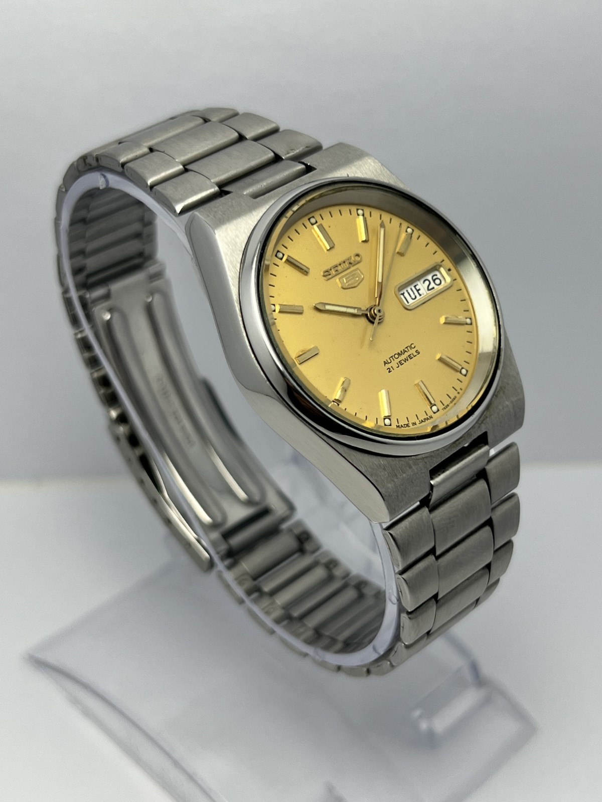 Vintage Seiko 5 Automatic 7S26 Day/Date Japanese Men wrist Watch
