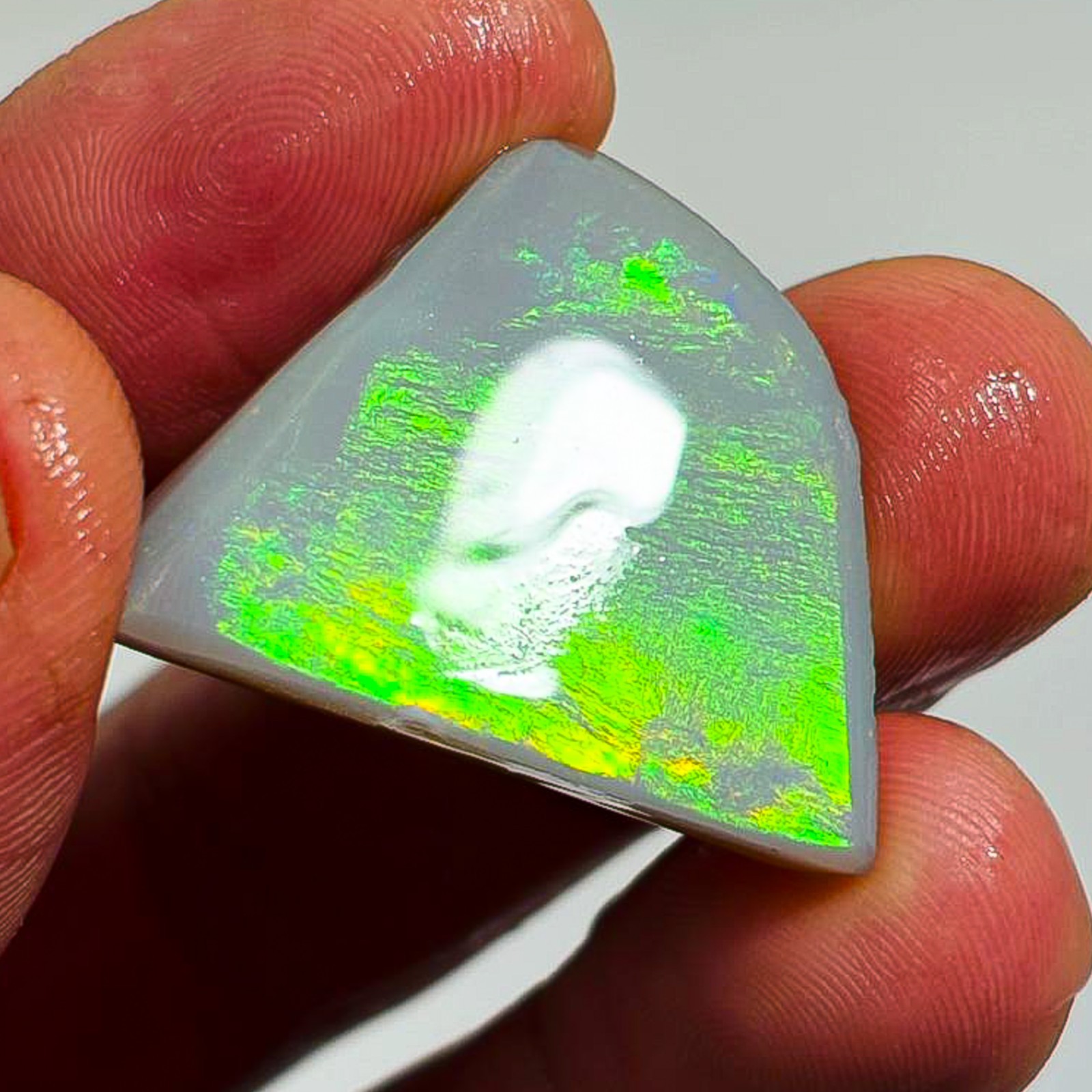 38.20 carat Lightning Ridge Opal dark base Rub Australian Rough OPL270 Opal UK