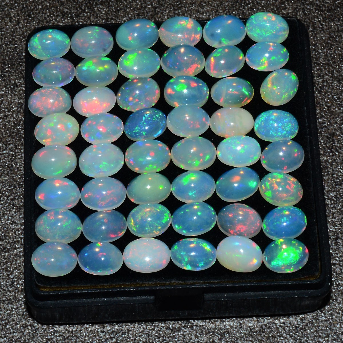 Set 10 Pcs Natural Opal Ethiopian Hi-Grade 9mmx7mm Flashy Colors Loose Gemstones