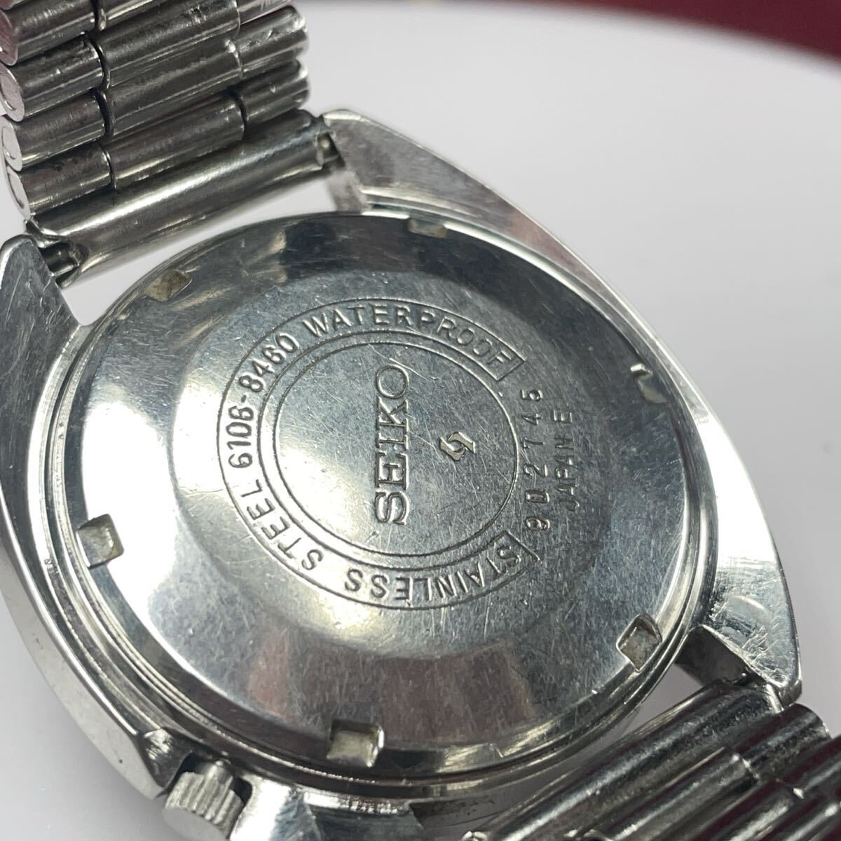 Vintage 1969 SEIKO 5 ACTUS SS 6106-8460 Automatic 25J Made in Japan Serviced