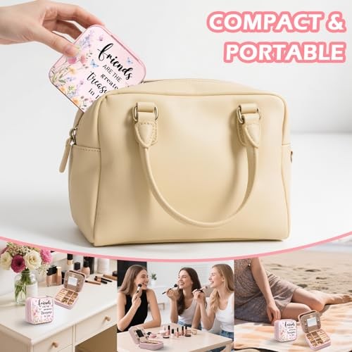 Friendship Gifts for Women Girls, Friend Travel Jewelry Box with Friend – 04