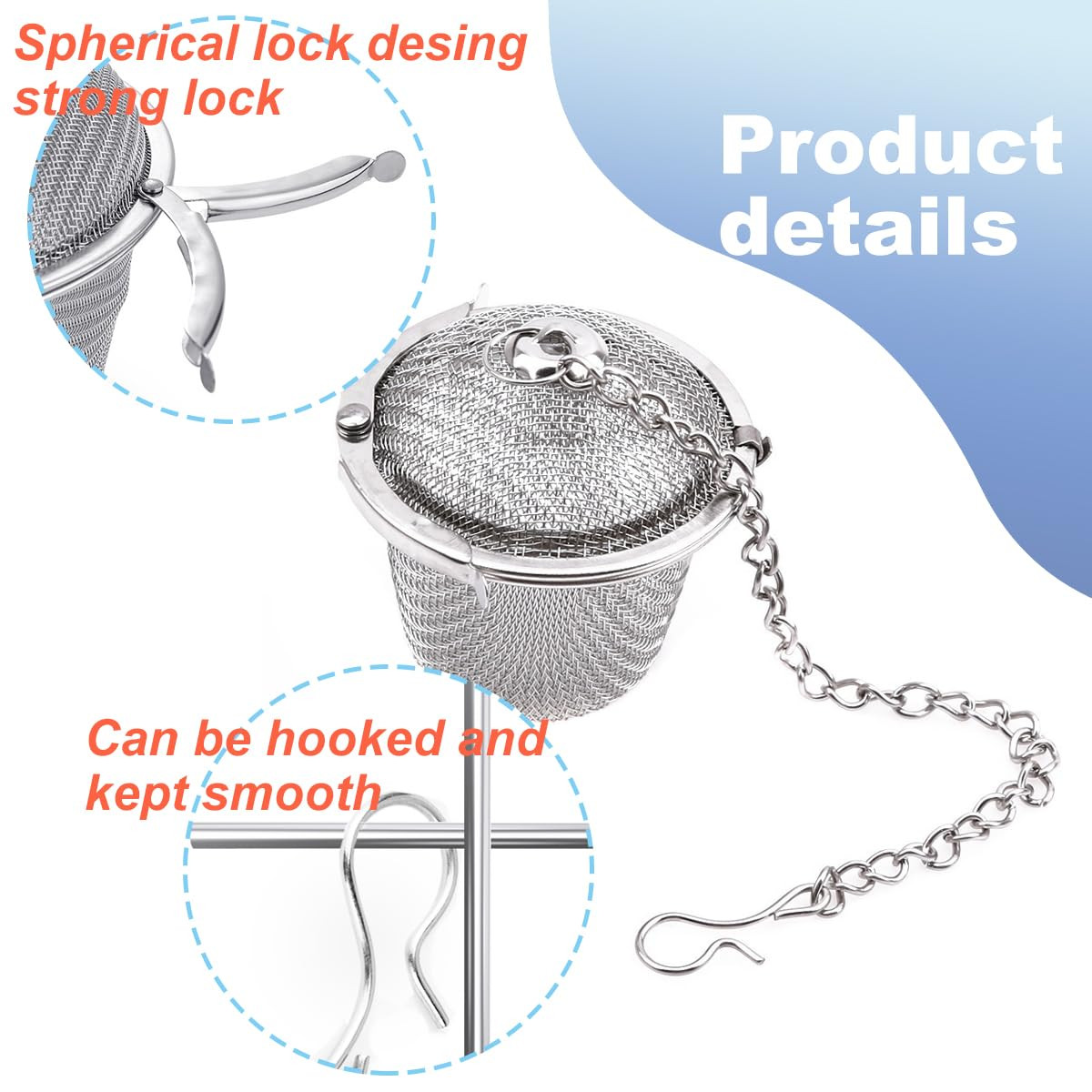 5 Pcs Ultrasonic Cleaner Baskets Stainless Steel Baskets Cleaning, Ideal Small P