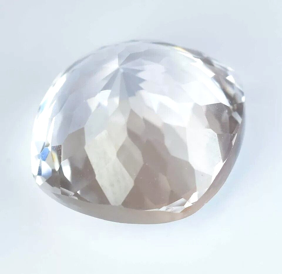 Natural Montana White Sapphire 22.65 CT Cushion Certified Amazing Loose Gemstone