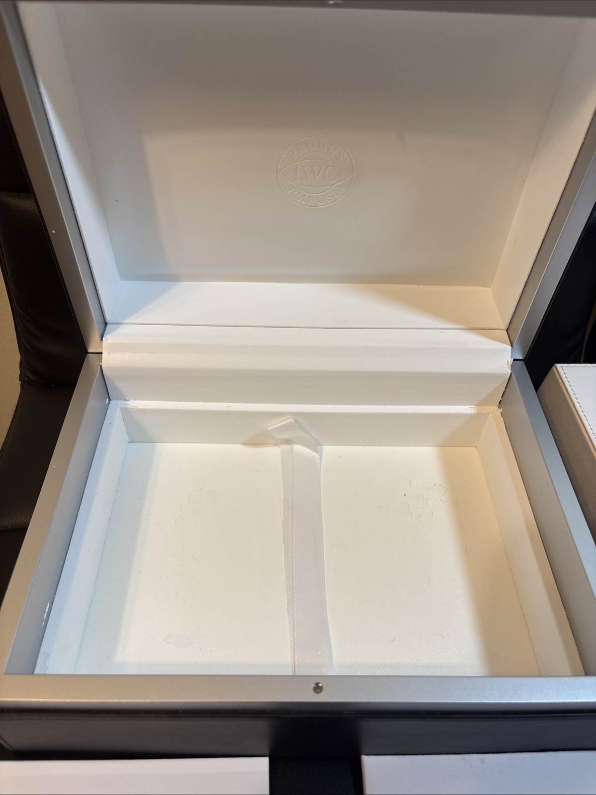 Authentic Big IWC Leather Watch Box Case Set, Books, Aquatimer, Big Pilot, Other