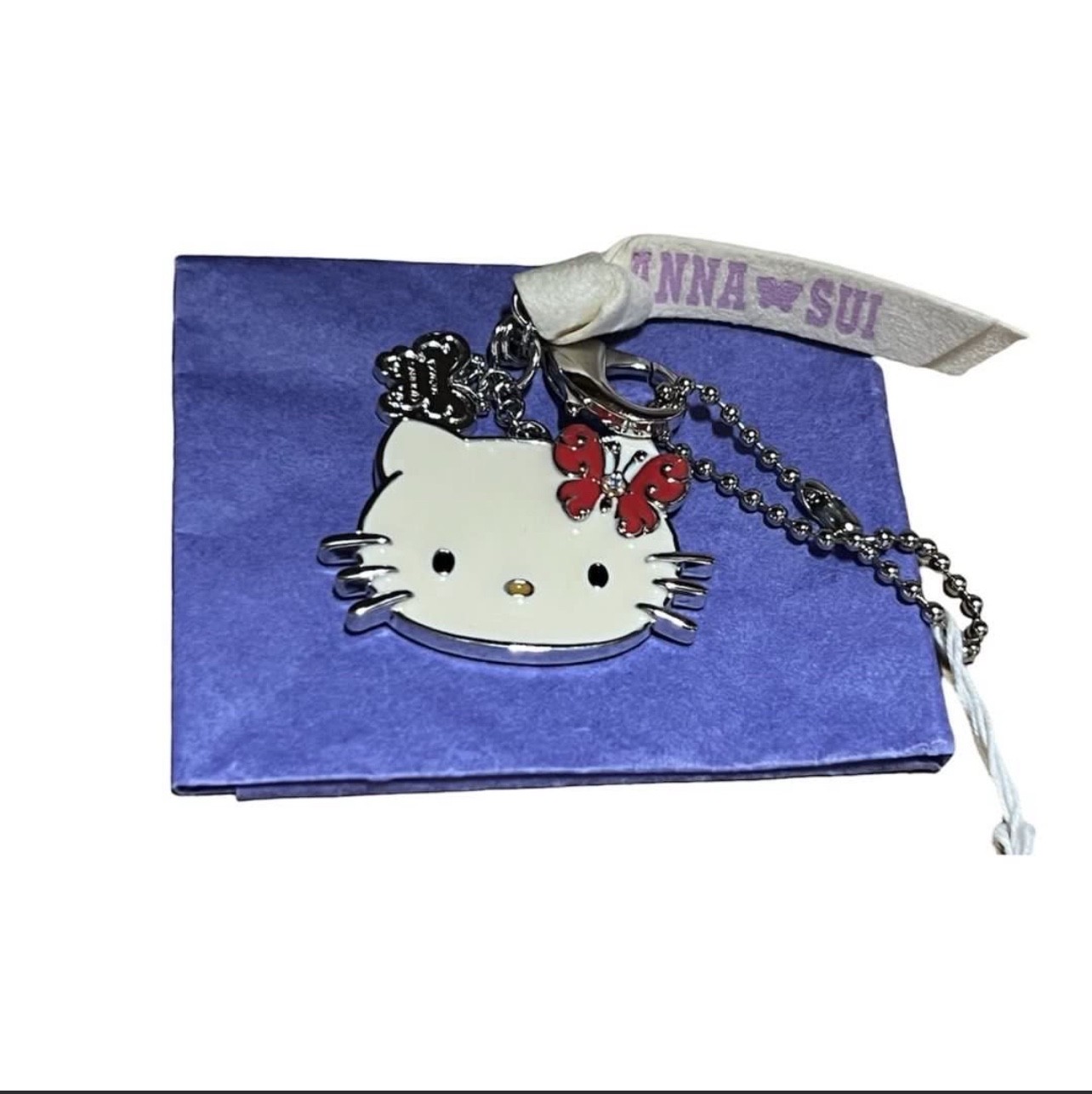 ANNA SUI x Hello Kitty Necklace & Charm Sanrio Character Brand new Unused Japan