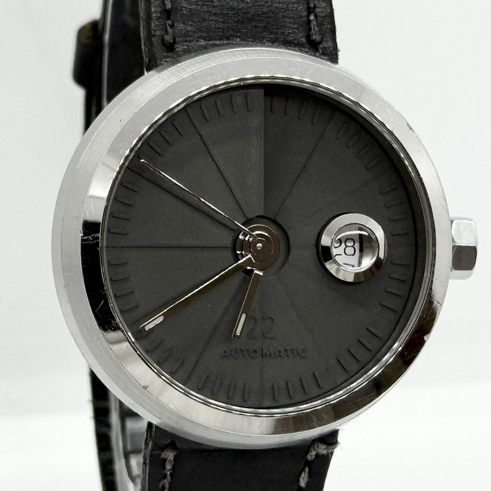 22STUDIO 4D Concrete Watch Men’s Automatic Grey From Japan