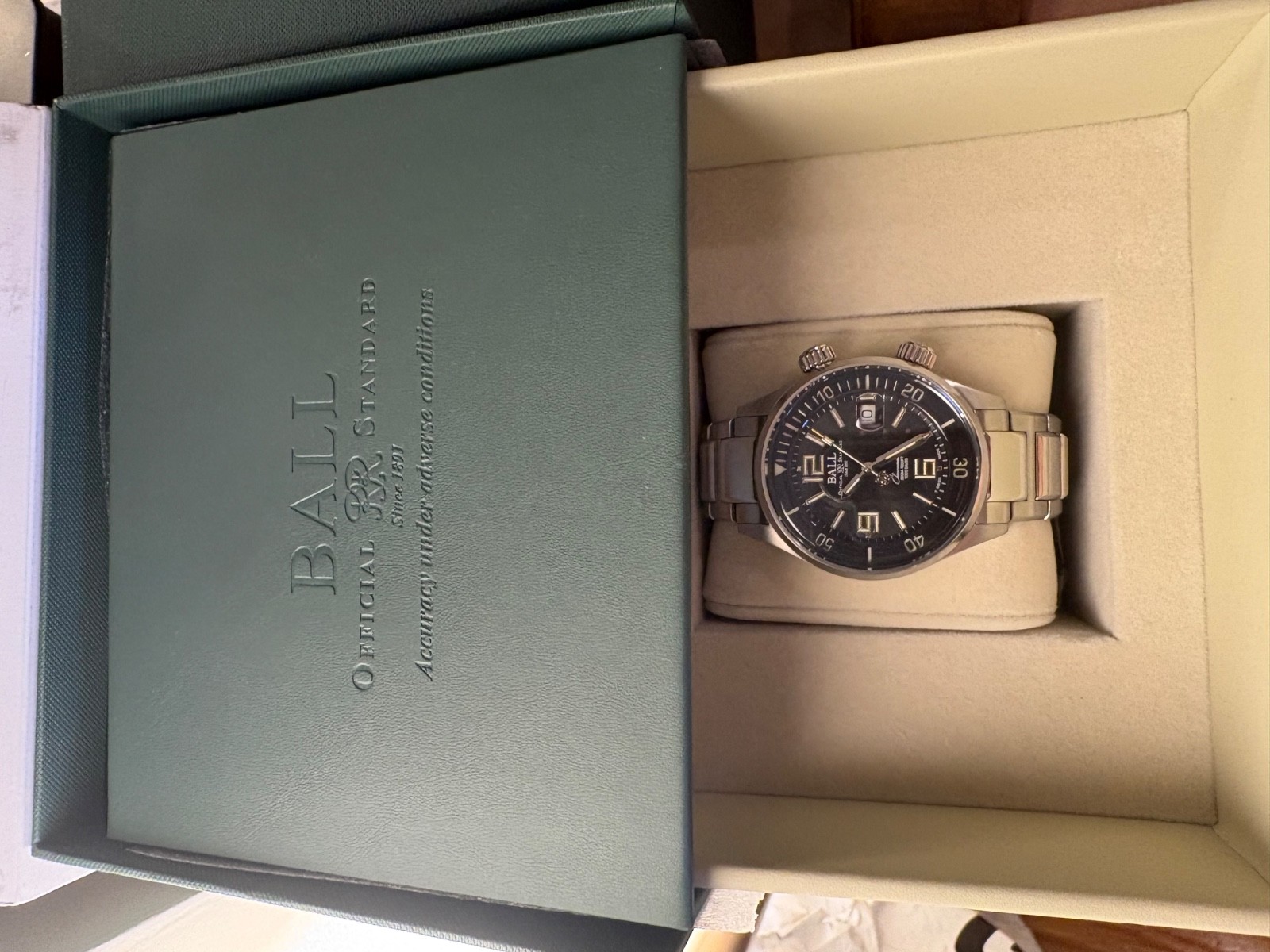 BALL Engineer Master II Ballistic Diver 42 mm Men’s Watch – Silver