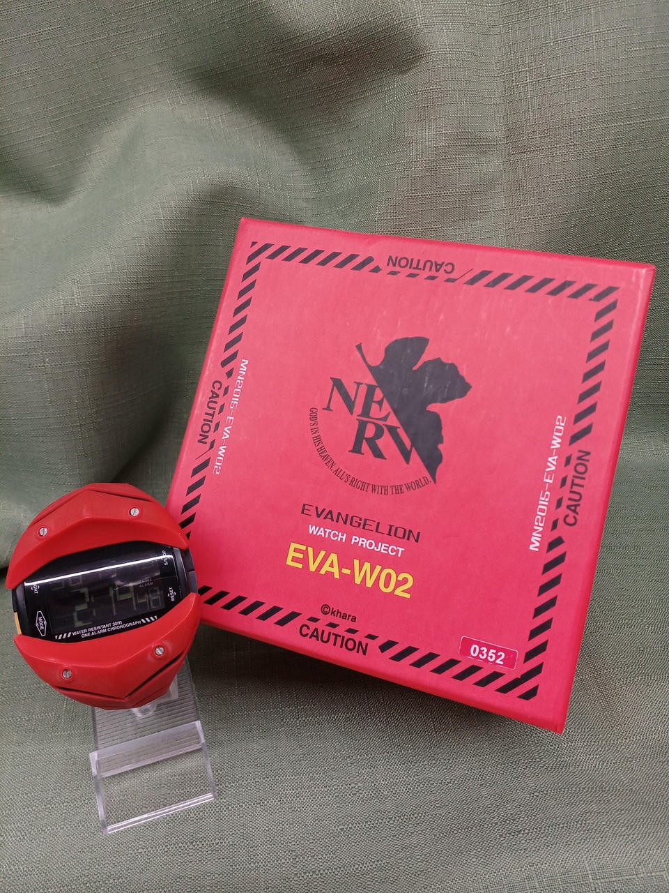 EVANGELION EVA-W02 Quartz Authentic From Japan