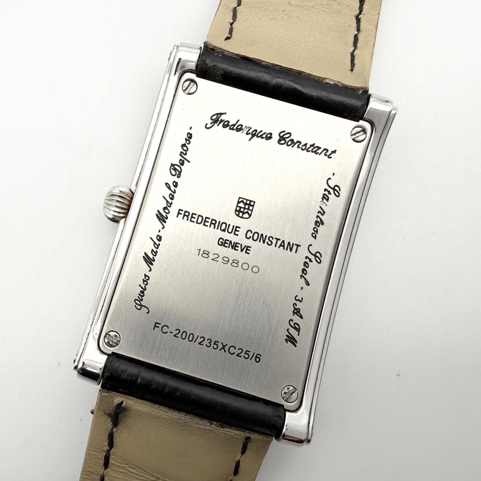 FREDERIQUE CONSTANT Geneve FC 200 235XC25 Silver QZ Women’s Watch Working
