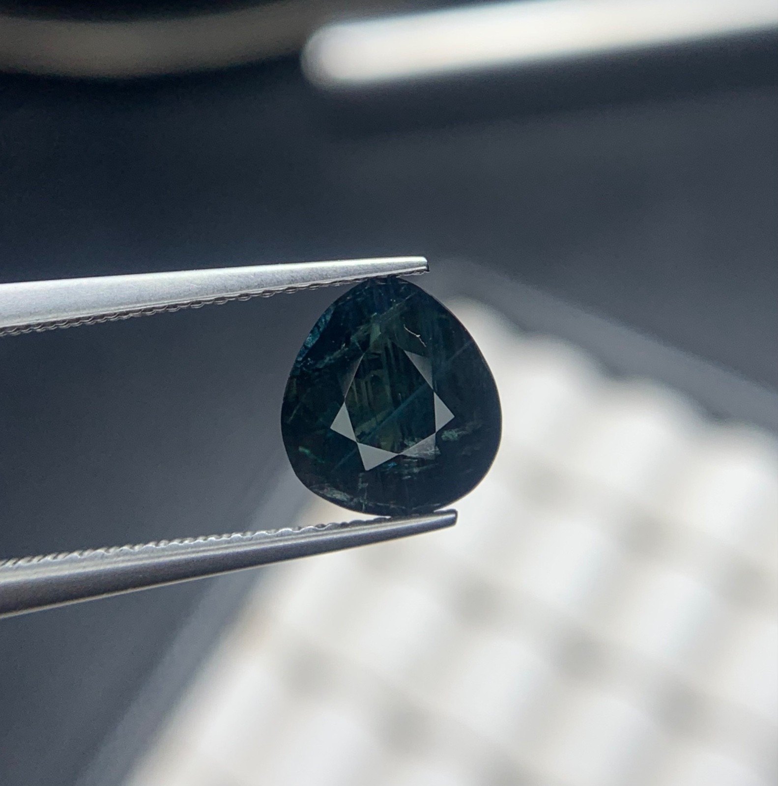 Natural Teal Sapphire Gemstone, 2.43 Crt From Madagascar