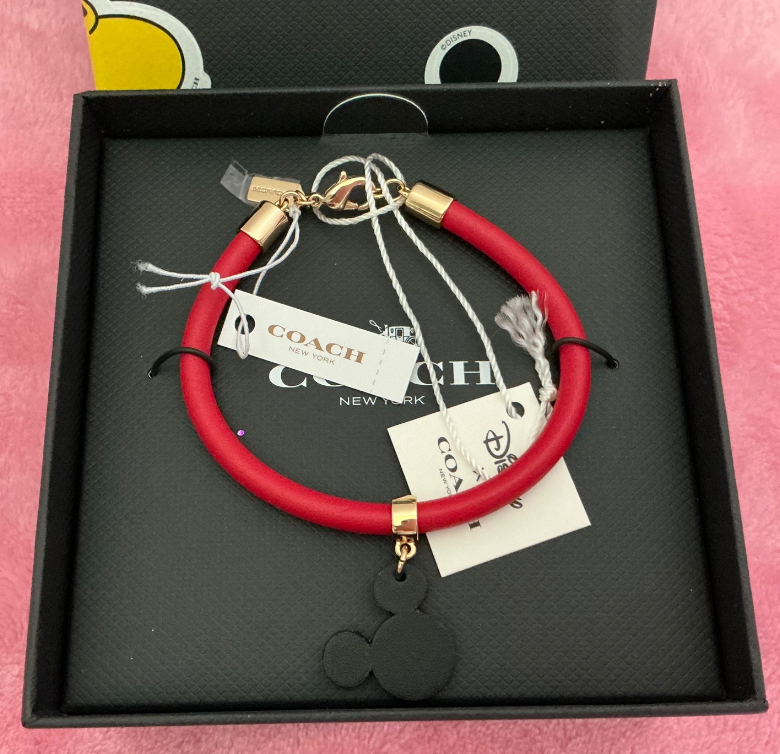 COACH x DISNEY Mickey Mouse Charm Body Part Bracelet – New
